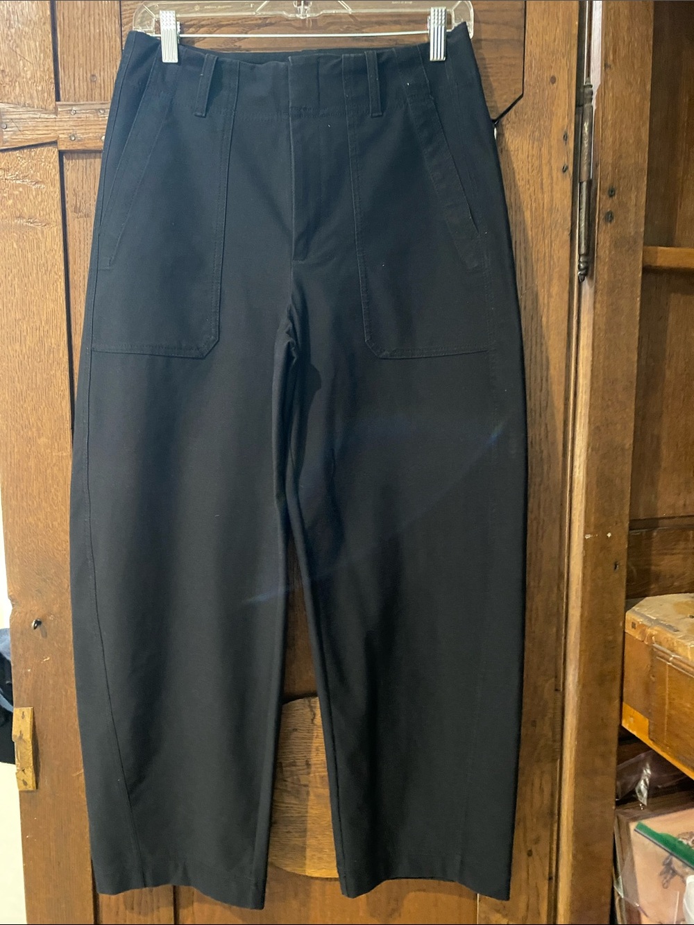 Athleta Black High-Rise Workwear Chinos
